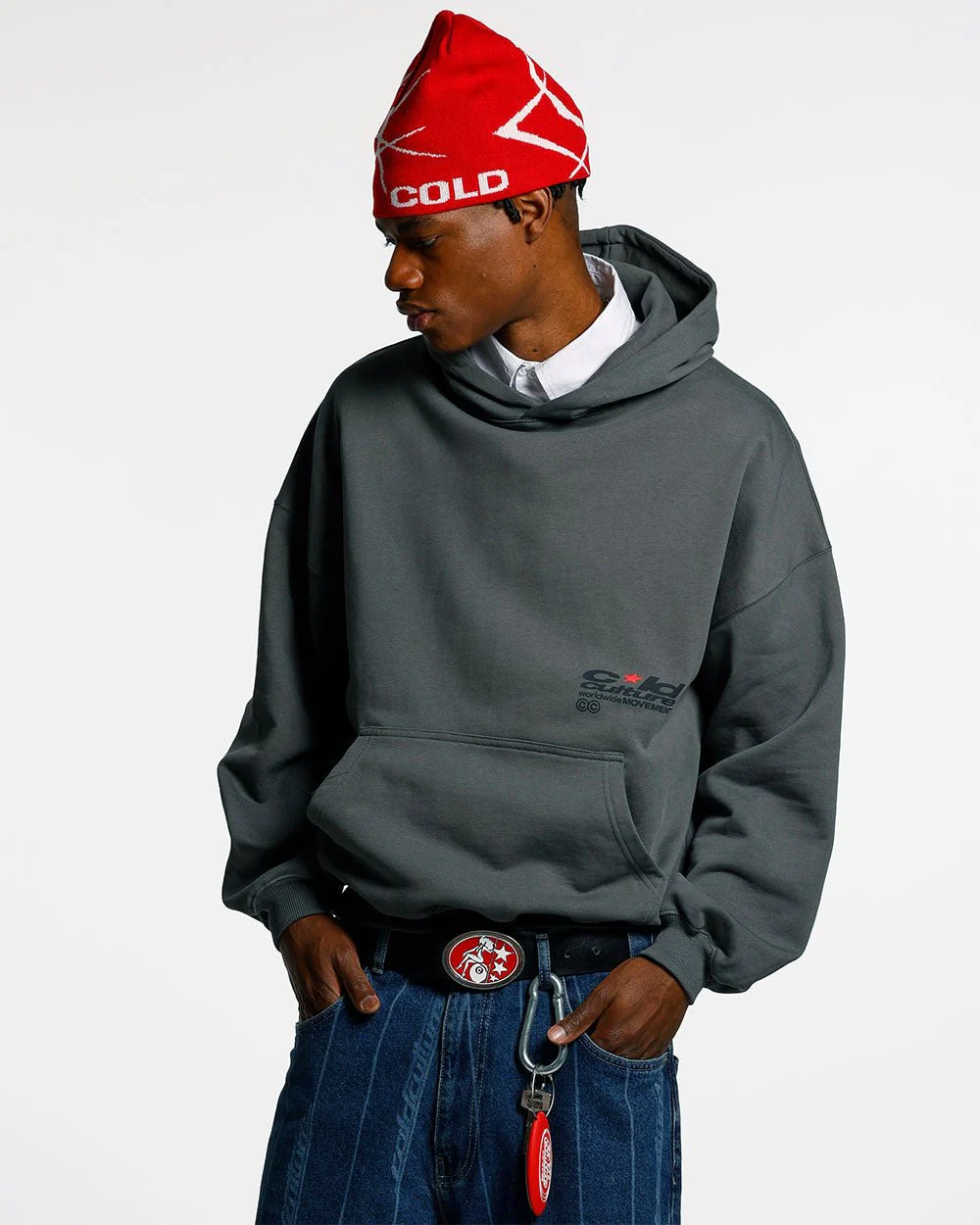 REBEL HOODIE GREY - Image 4