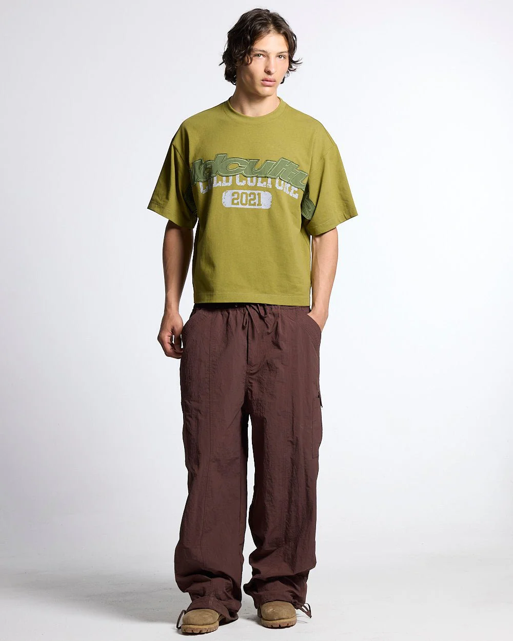 RESERVED CARGO PANTS BROWN - Image 5