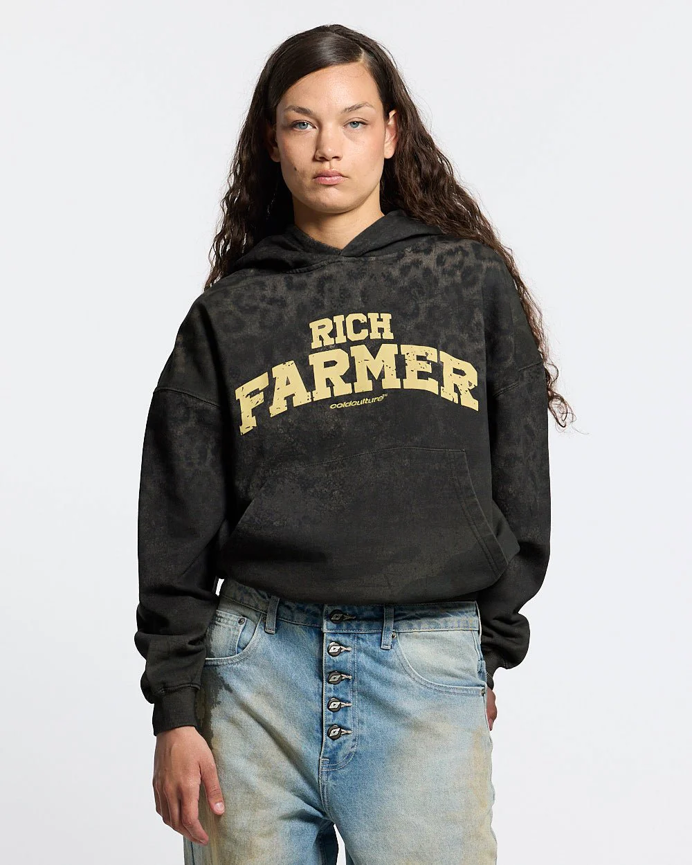 RICH FARMER HOODIE DARK GREY - Image 6