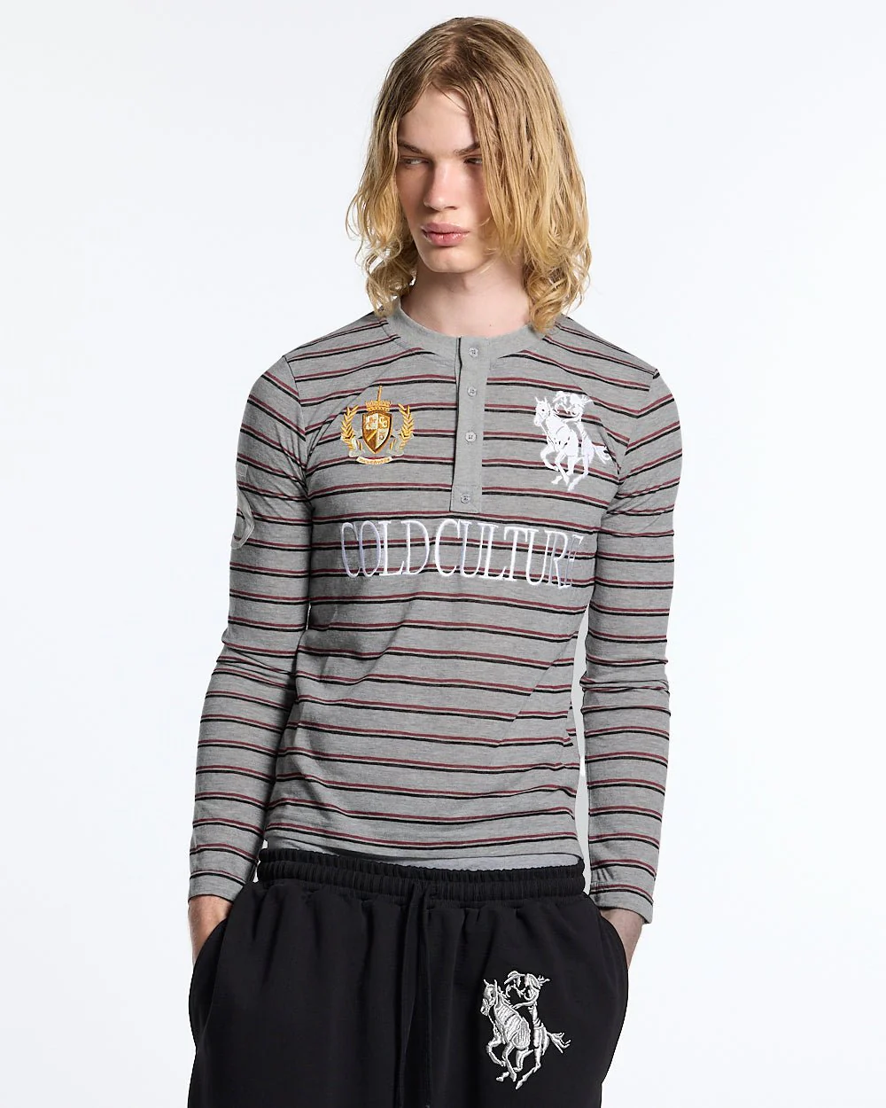 RIDING CLUB LONGSLEEVE GREY