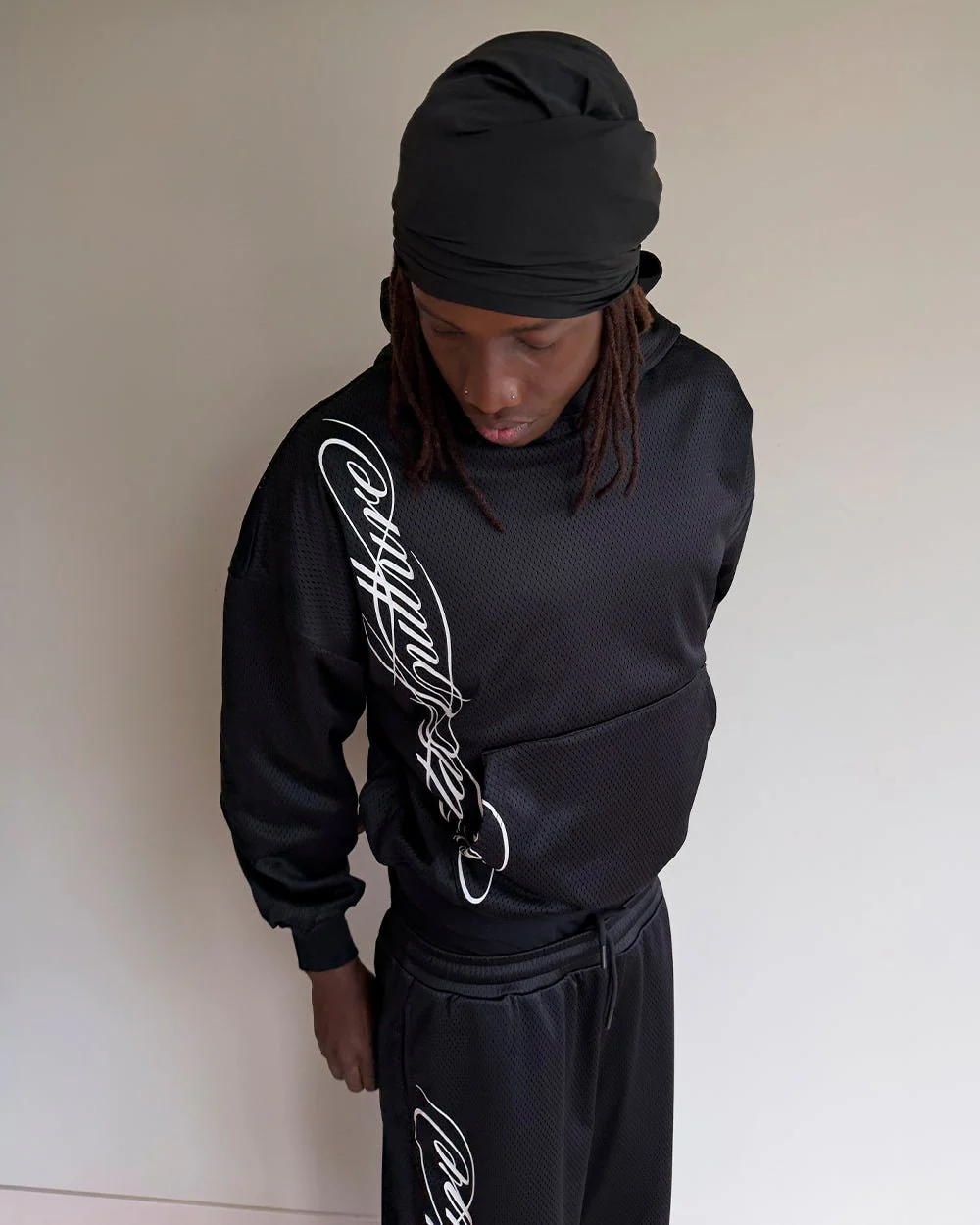 RIOT MESH HOODIE BLACK - Image 7
