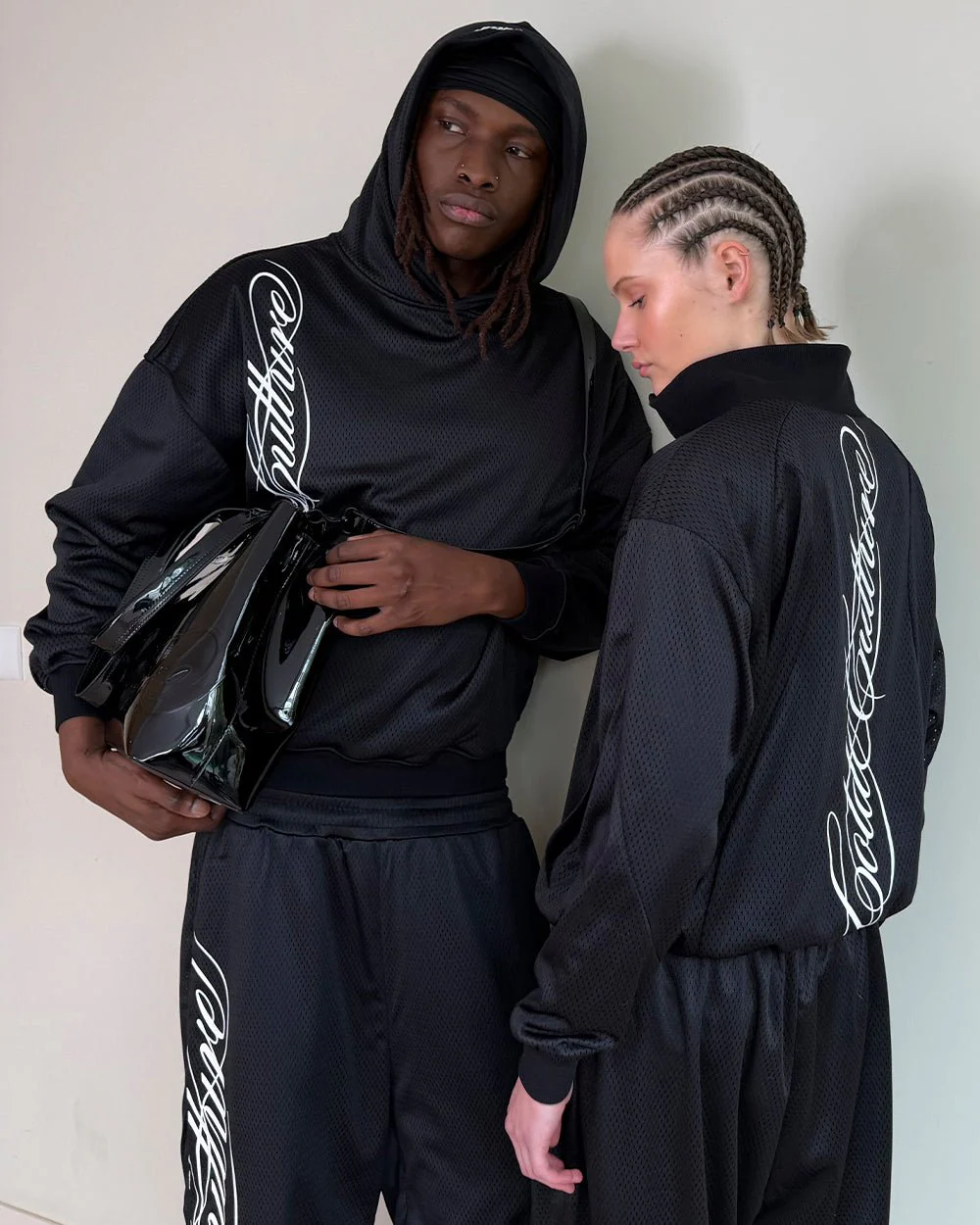 RIOT MESH HOODIE BLACK - Image 8
