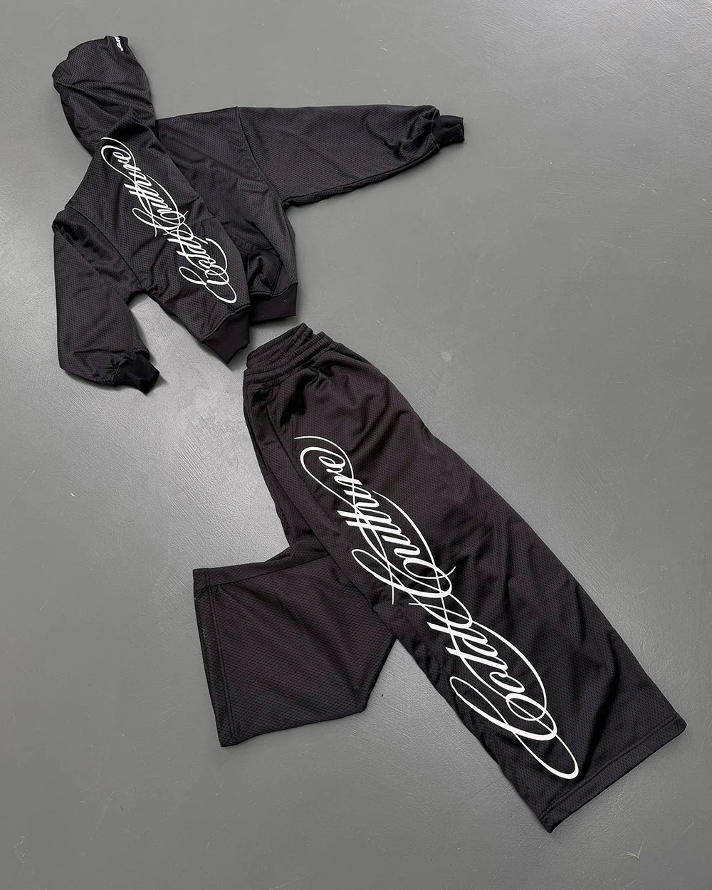RIOT MESH HOODIE BLACK - Image 9