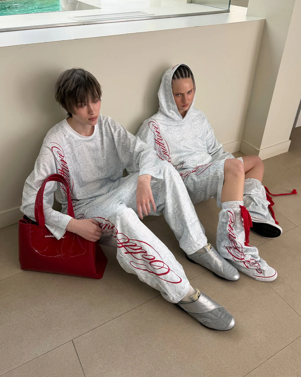 RIOT MESH HOODIE WHITE - Image 8