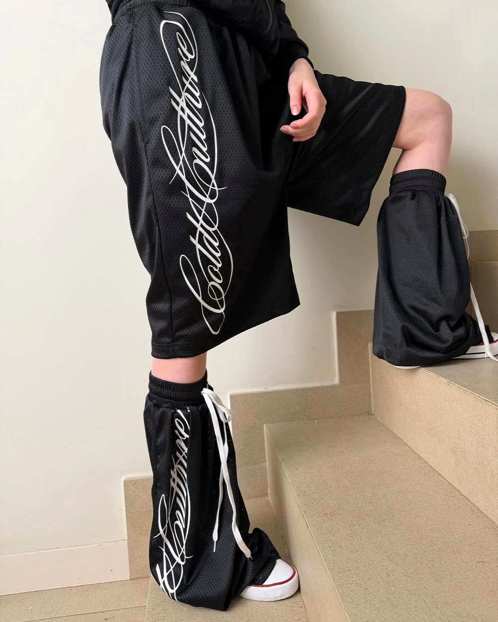 RIOT MESH SHORT BLACK - Image 9