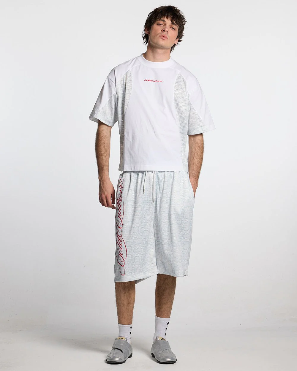 RIOT MESH SHORT WHITE - Image 5