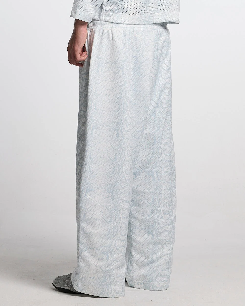 RIOT MESH SWEATPANTS WHITE - Image 4