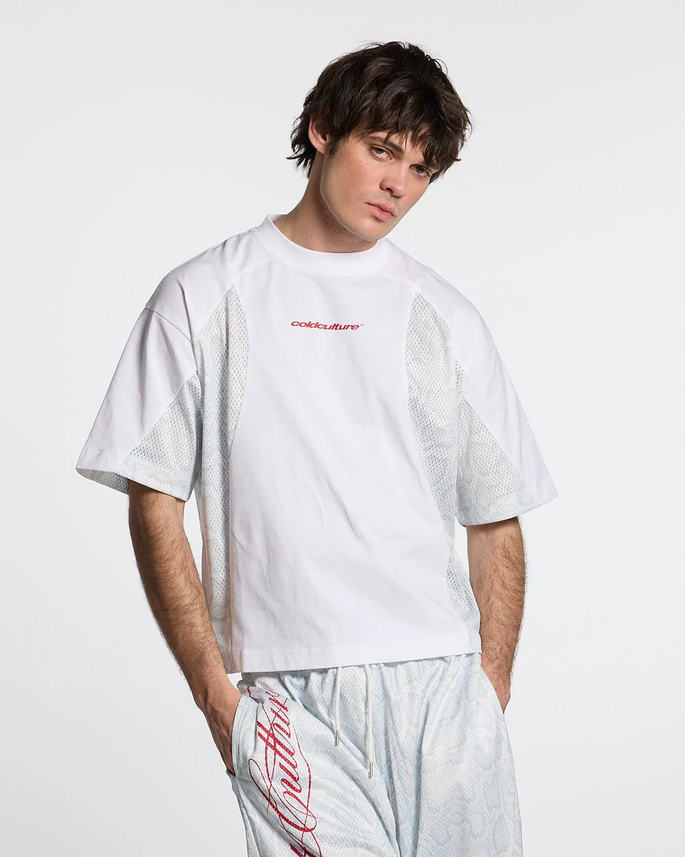 RIOT MESH TEE WHITE - Image 3