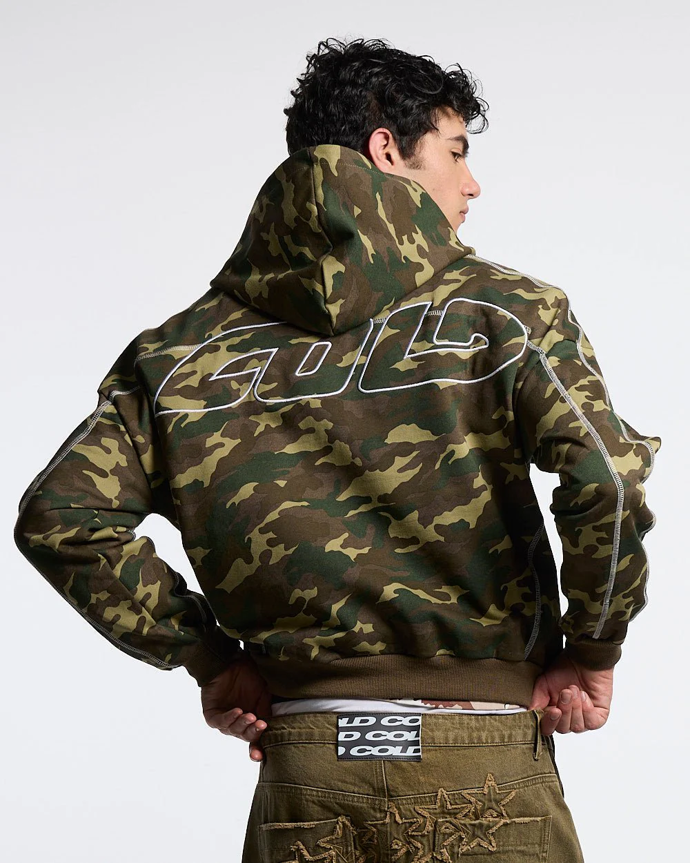 ROLLER HOODIE CAMO GREEN - Image 2