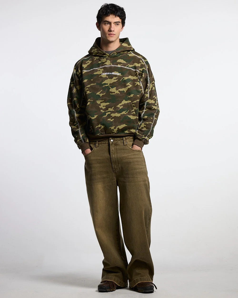 ROLLER HOODIE CAMO GREEN - Image 4