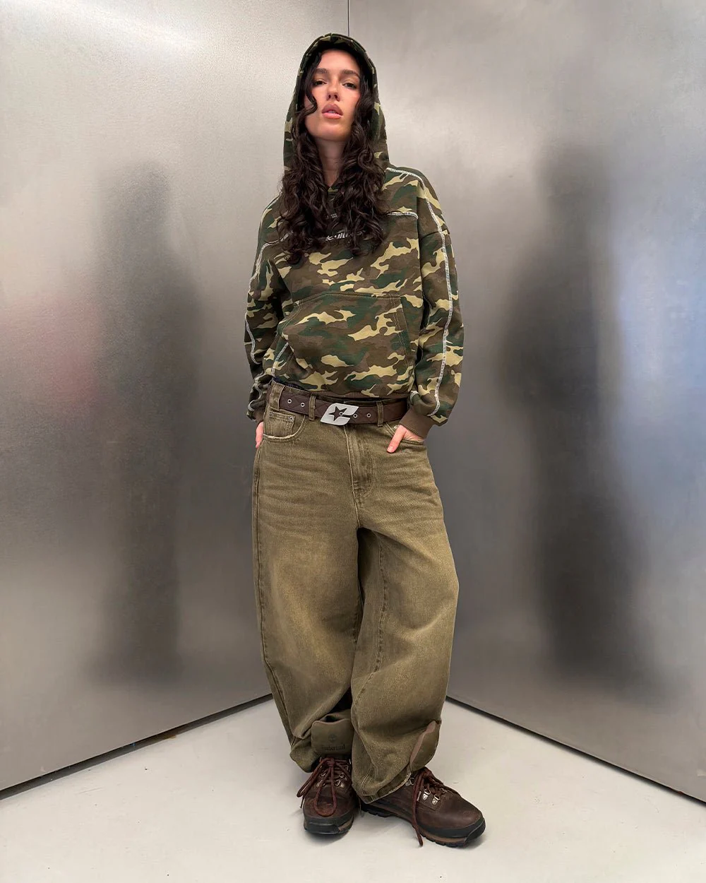 ROLLER HOODIE CAMO GREEN - Image 9