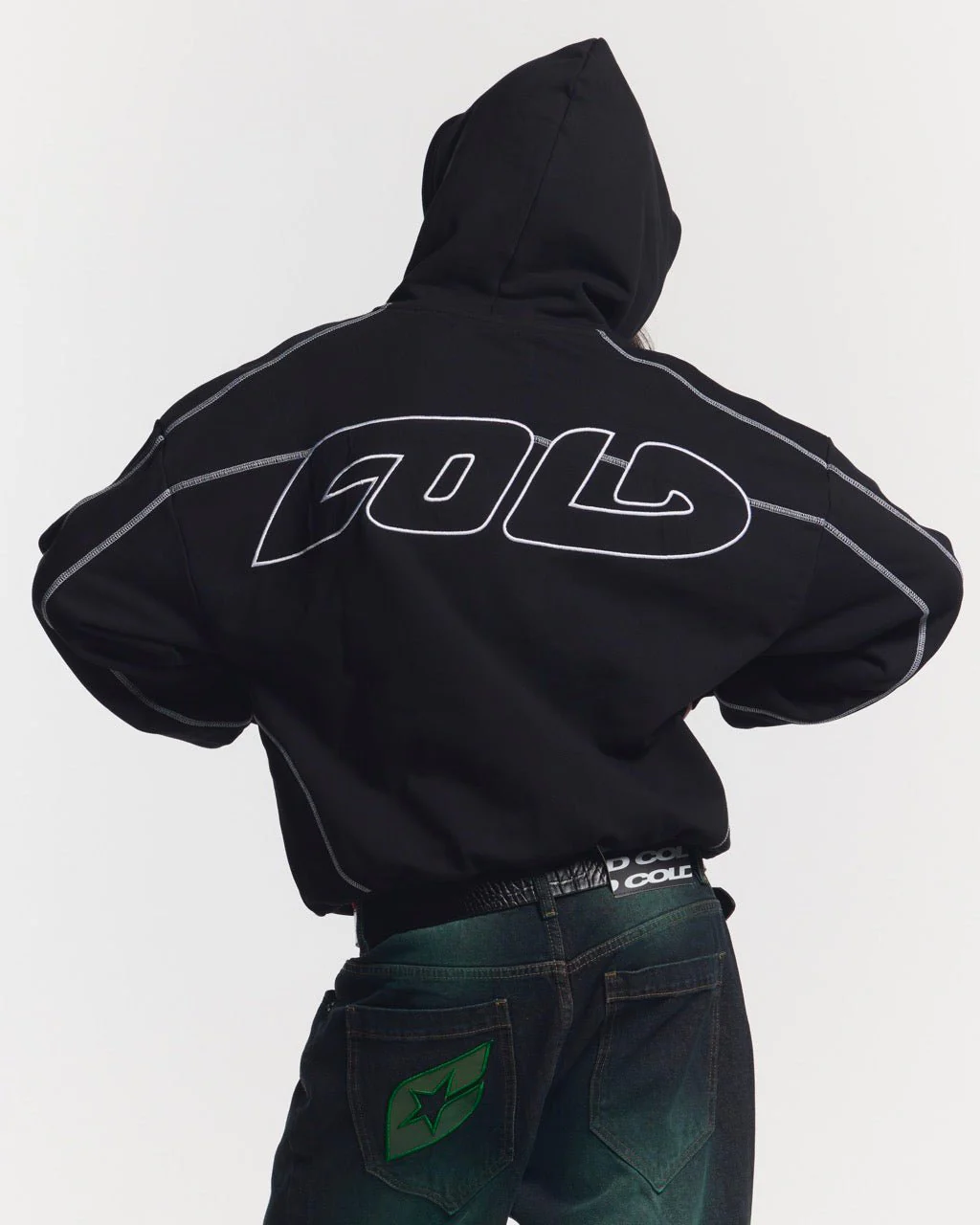 ROLLER HOODIE BLACK - Image 6