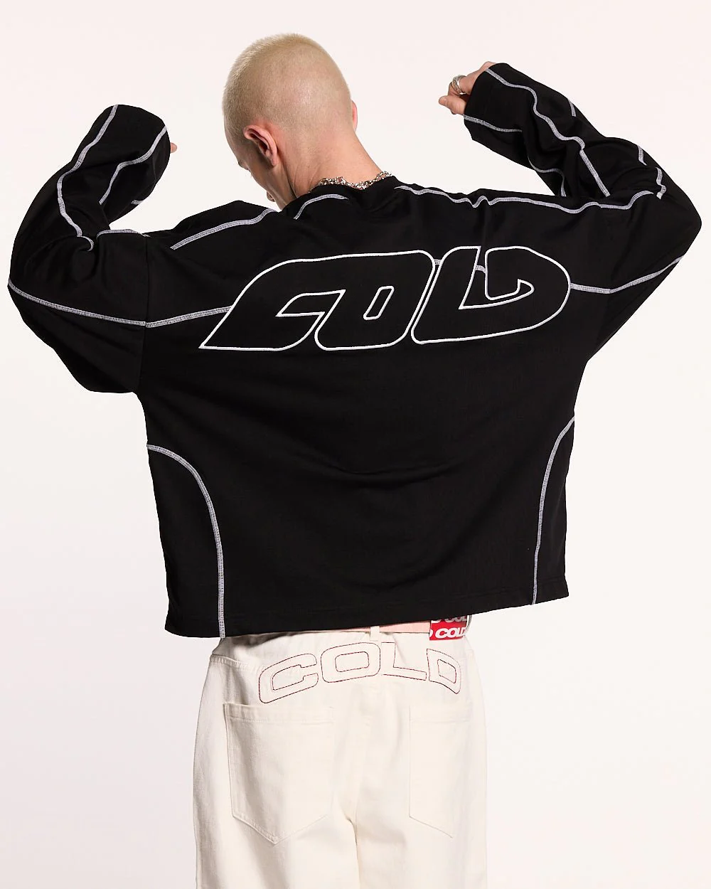 ROLLER LONGSLEEVE TEE BLACK - Image 2