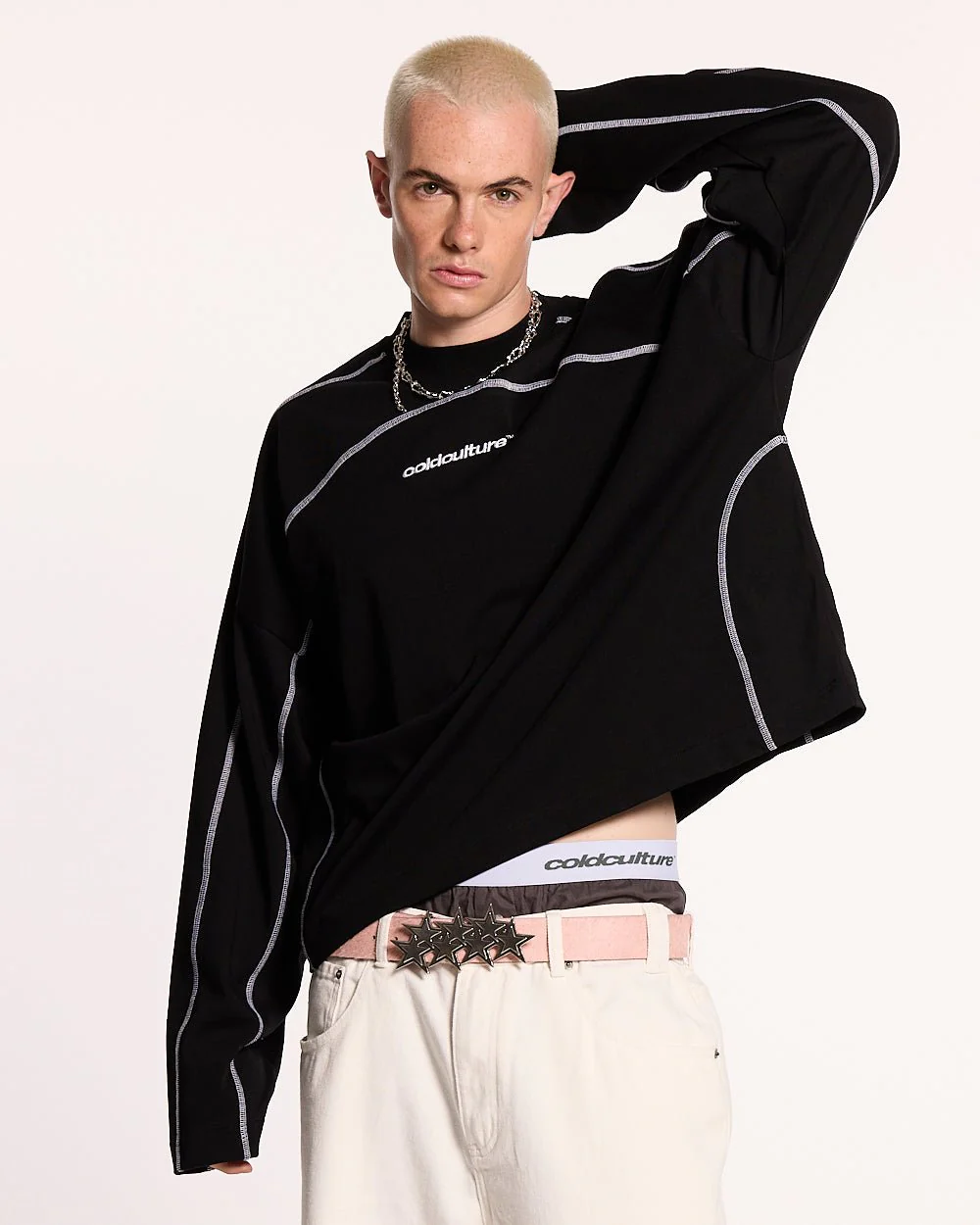 ROLLER LONGSLEEVE TEE BLACK - Image 4