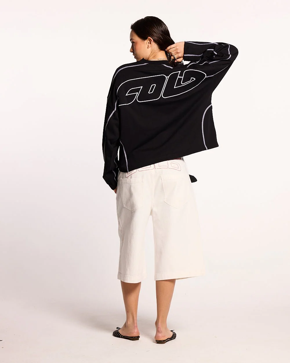 ROLLER LONGSLEEVE TEE BLACK - Image 6