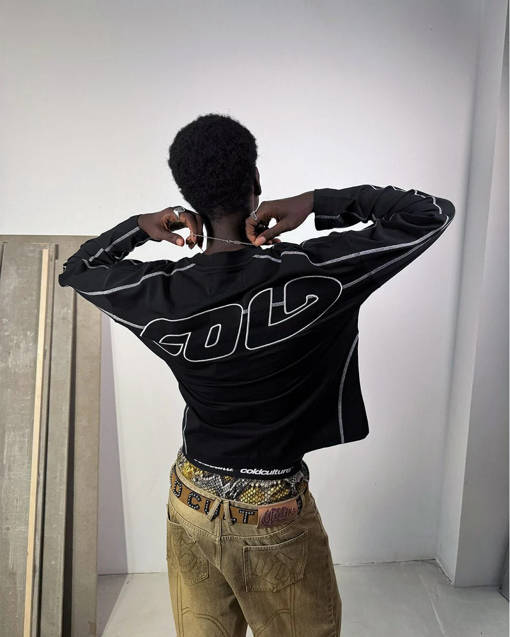 ROLLER LONGSLEEVE TEE BLACK - Image 7