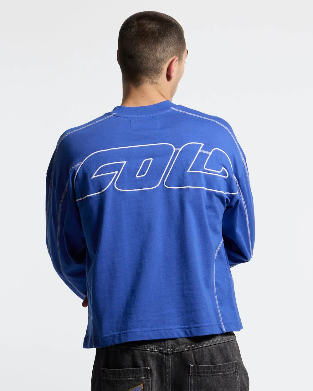 ROLLER LONGSLEEVE TEE VIBRANT BLUE - Image 2