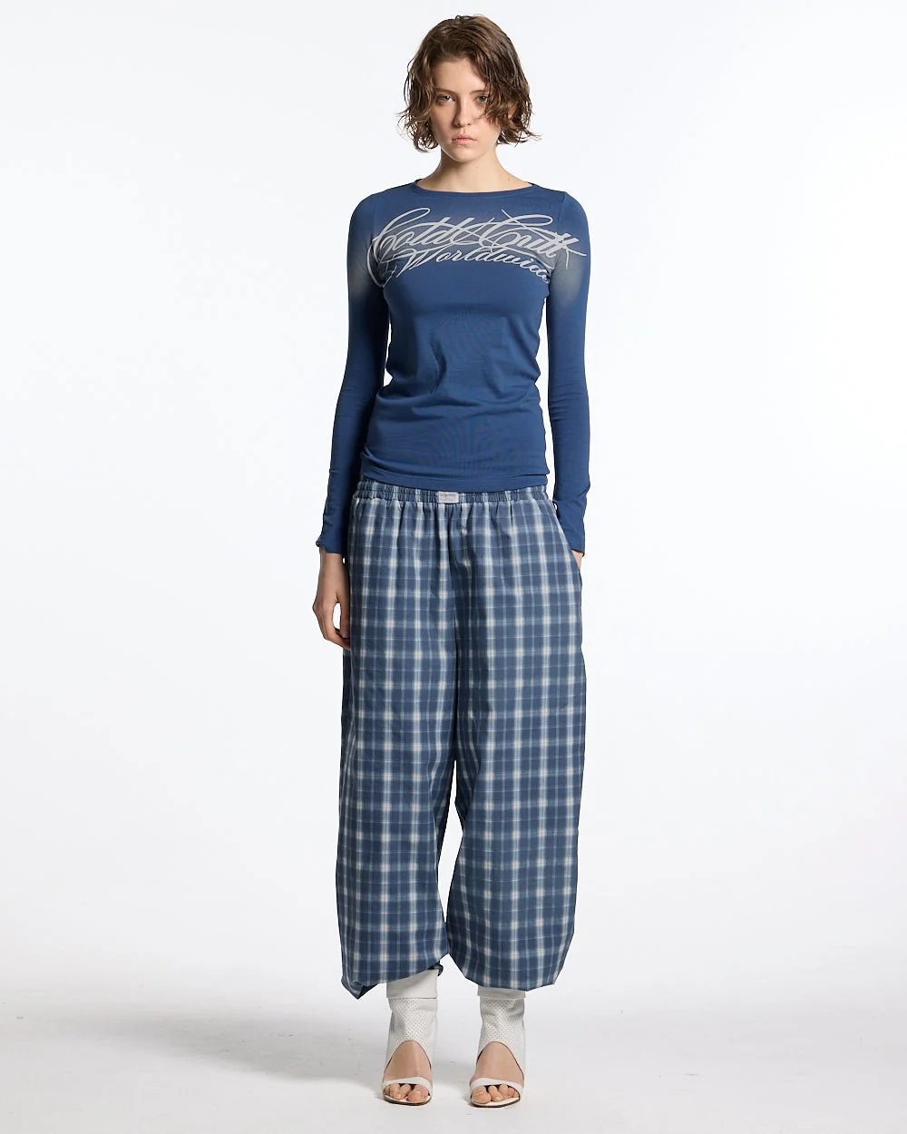 ROUGH LONGSLEEVE TEE BLUE - Image 5