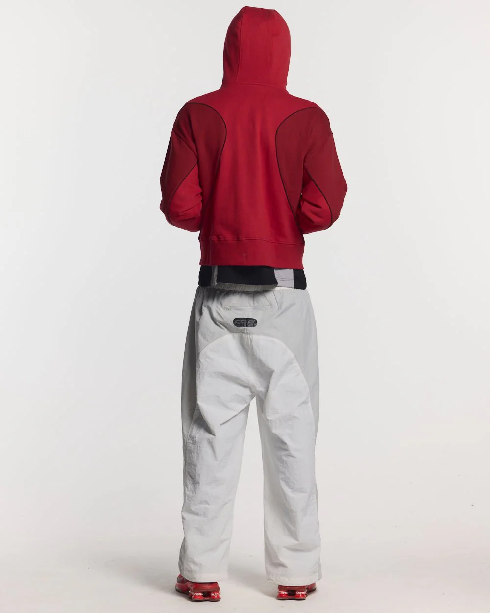 RUSH ZIPPER HOODIE RED - Image 4