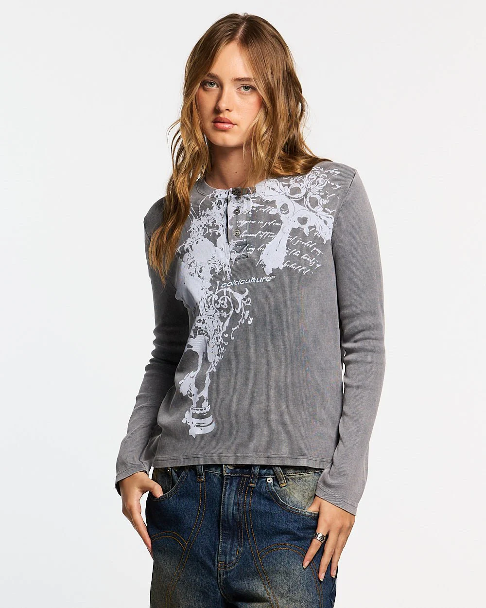 SAINTLESS LONGSLEEVE GREY - Image 5
