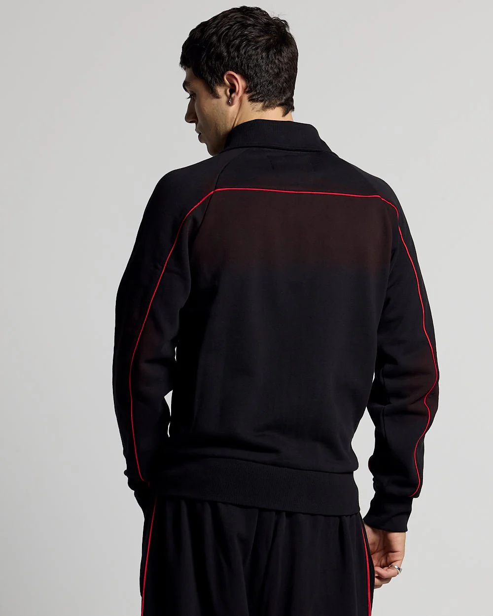 SAVAGE WASHED JACKET BLACK & RED - Image 4