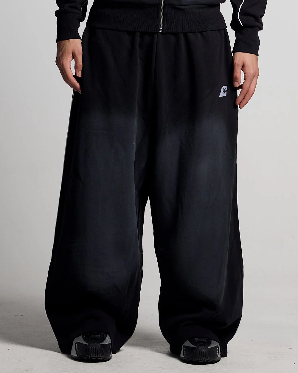 SAVAGE WASHED PANTS BLACK & WHITE - Image 2