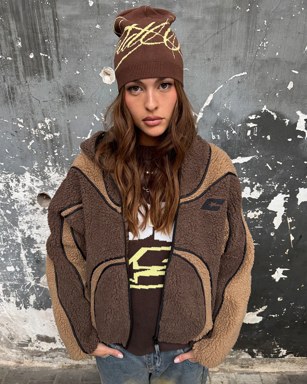 SCRIPT BEANIE BROWN - Image 3
