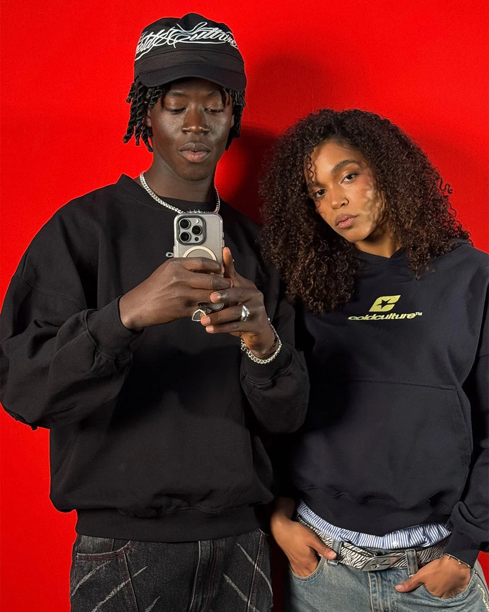 CURVED HOODIE MIDNIGHT BLUE - Image 8