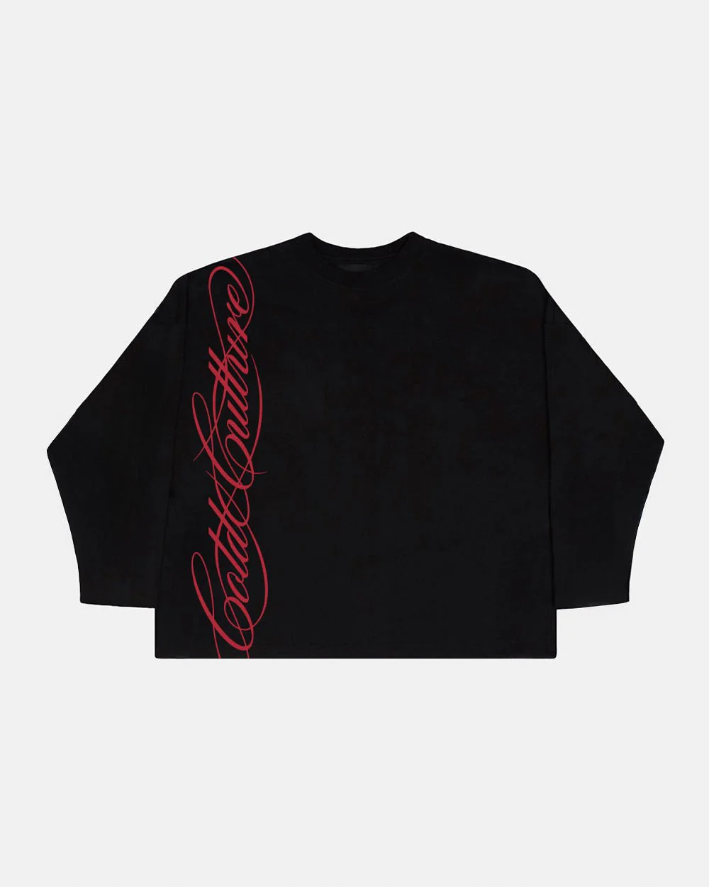 SCRIPT LONGSLEEVE BLACK - Image 2