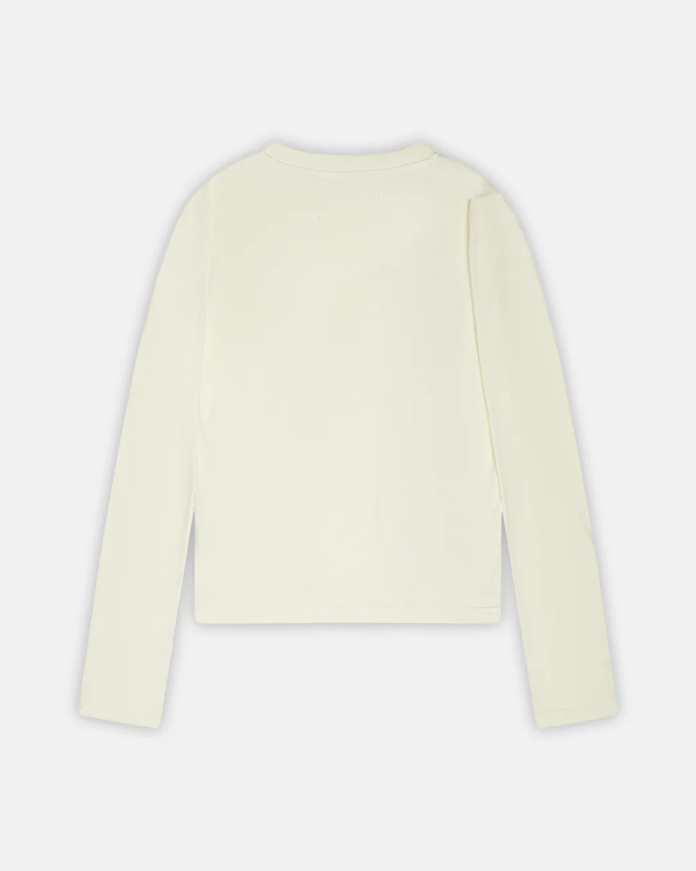 SCRIPT LONGSLEEVE TEE WHITE - Image 3