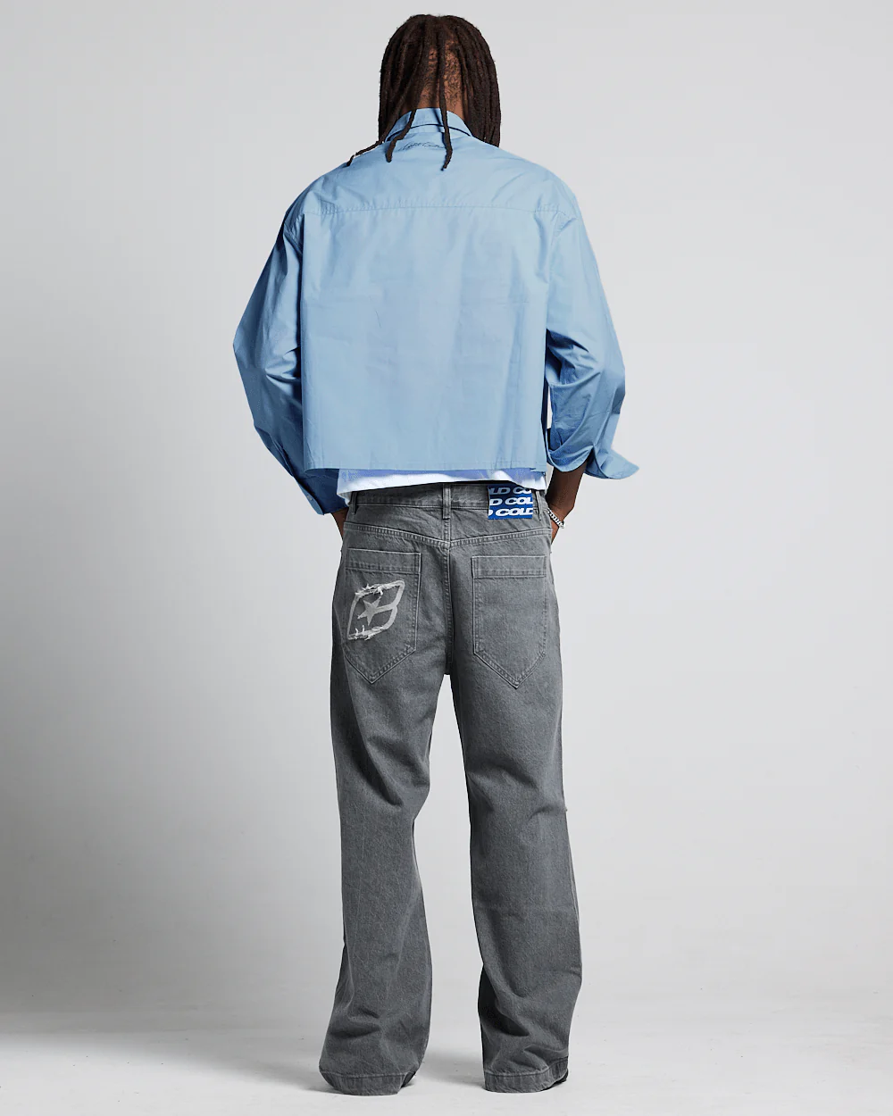 SCRIPT SHIRT BABY BLUE - Image 4