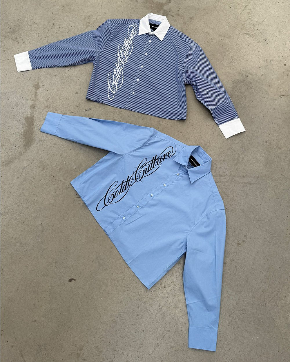 SCRIPT SHIRT BABY BLUE - Image 7