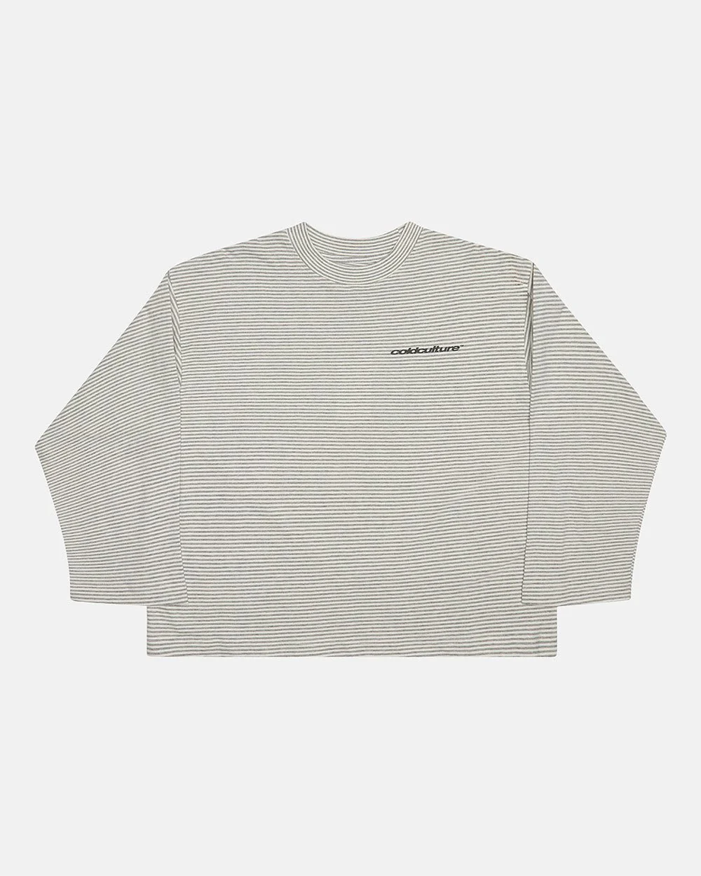 SCRIPT STRIPES LONGSLEEVE GREY - Image 3