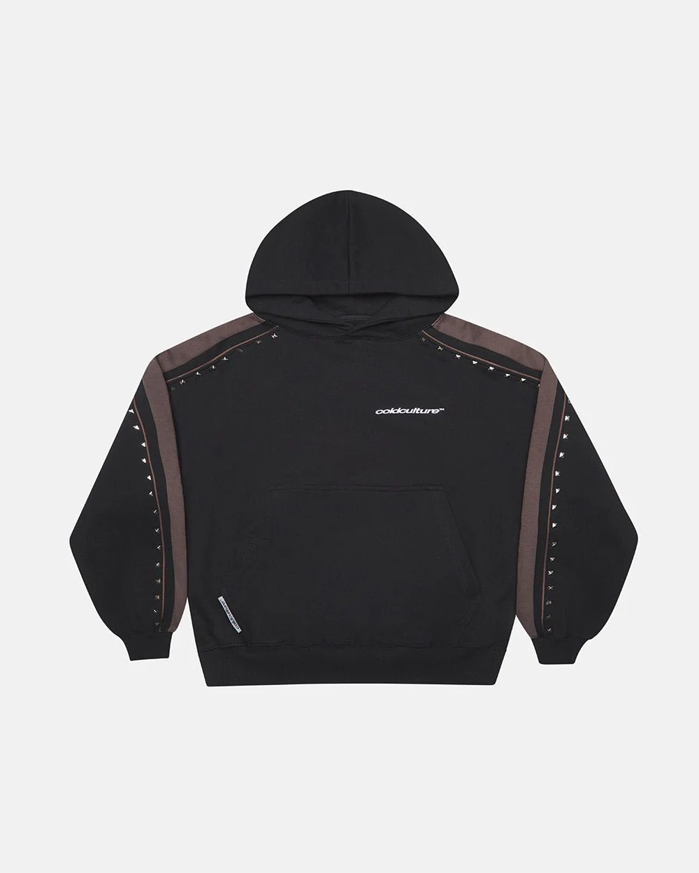 SCRIPT STUDS HOODIE BLACK - Image 4