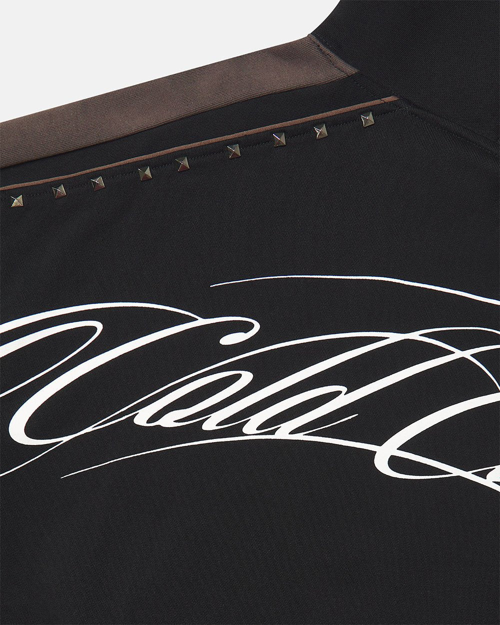 SCRIPT STUDS HOODIE BLACK - Image 5