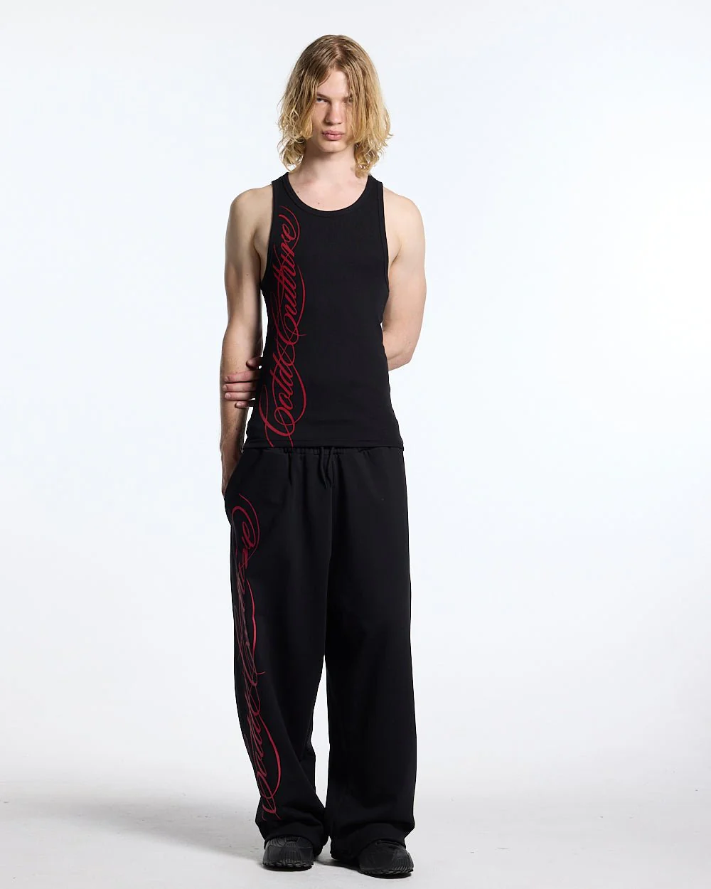 SCRIPT TANK TOP BLACK - Image 5