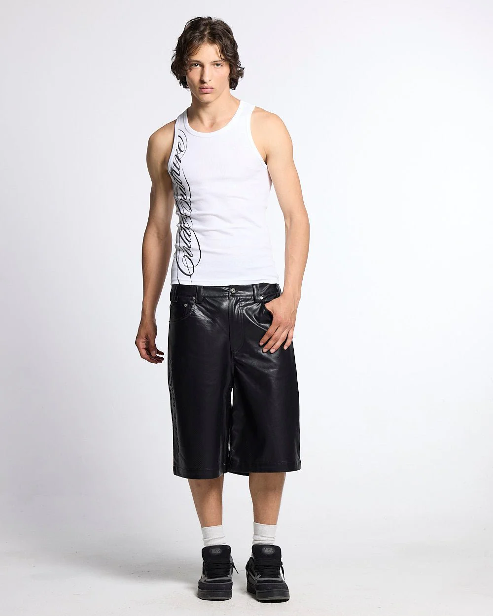 SCRIPT TANK TOP WHITE - Image 5