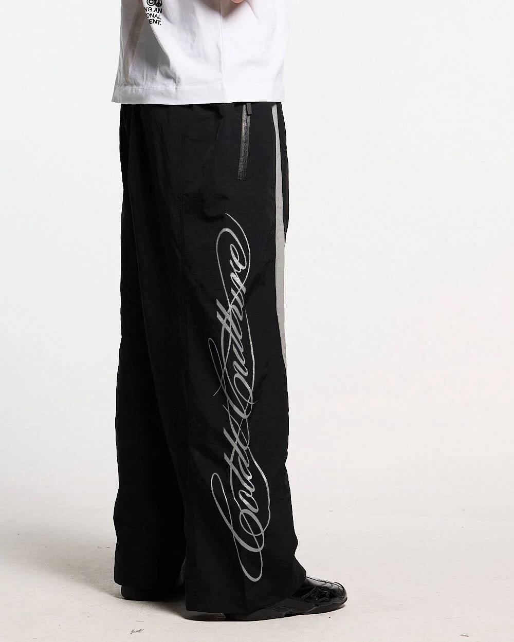 SCRIPT TECH PANTS BLACK - Image 5