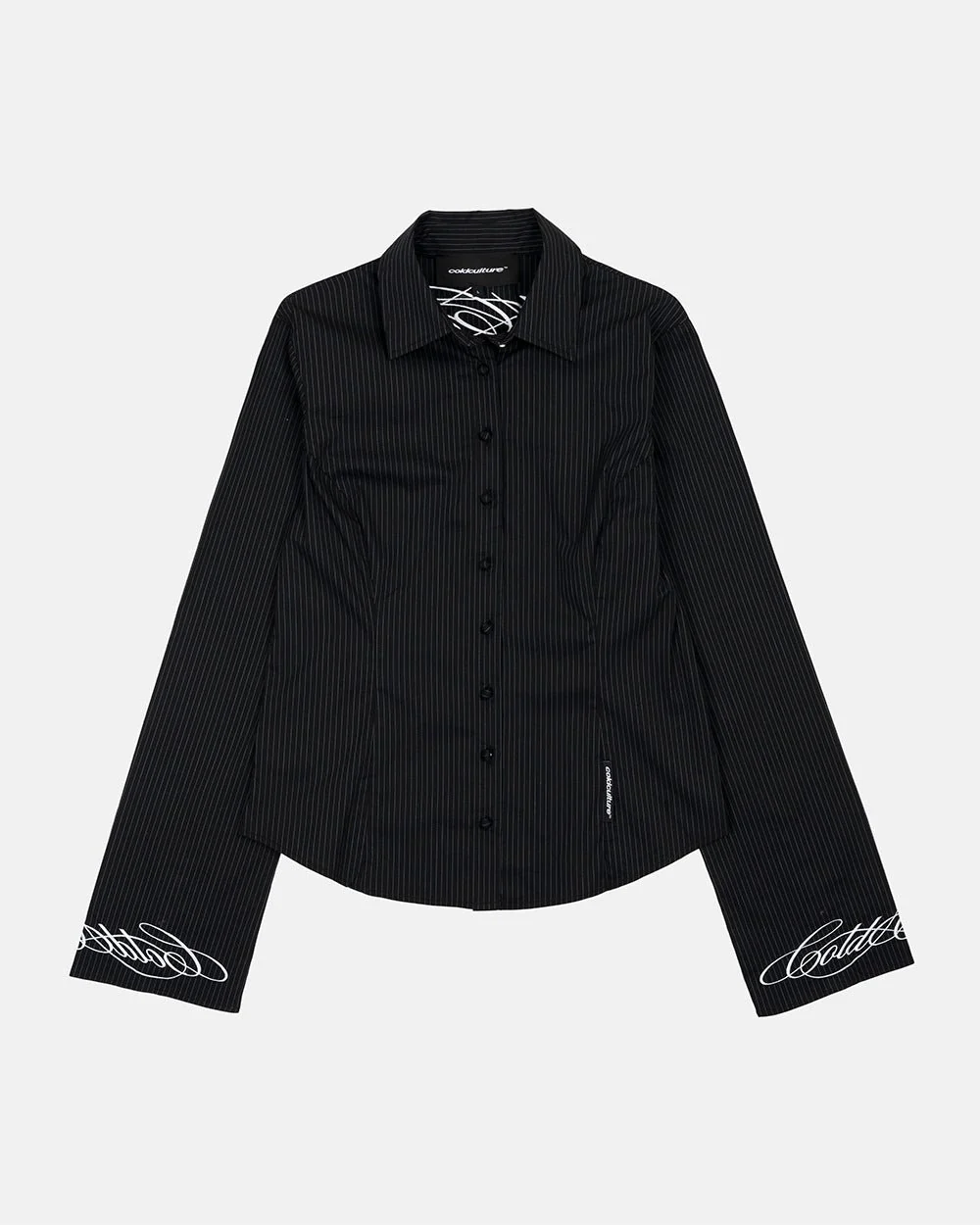 SCRIPT WORLDWIDE SHIRT DARK GREY - Image 4
