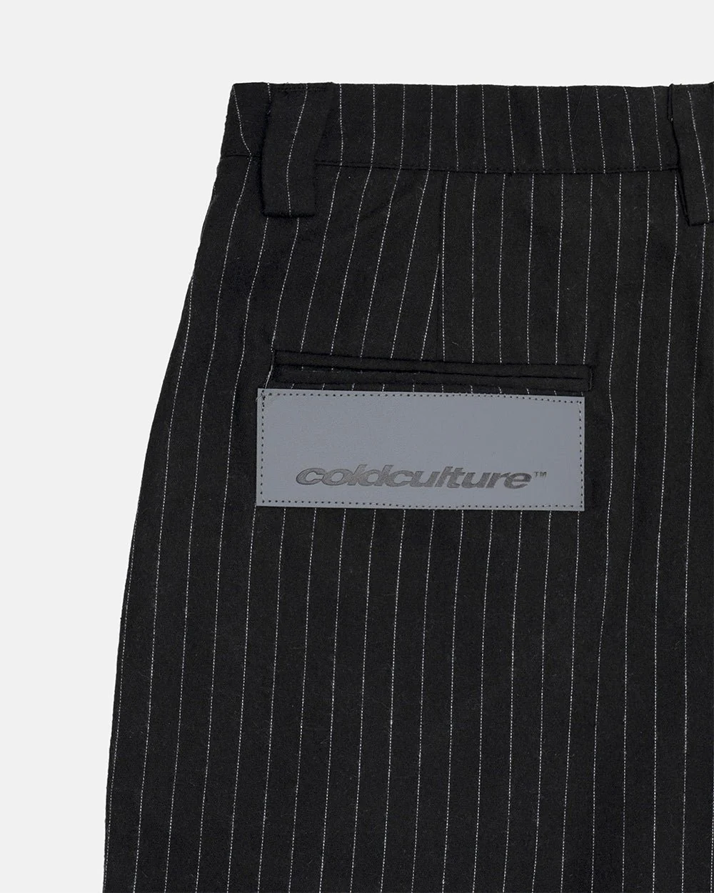 SEAM EFFECT LINE PANTS BLACK - Image 6