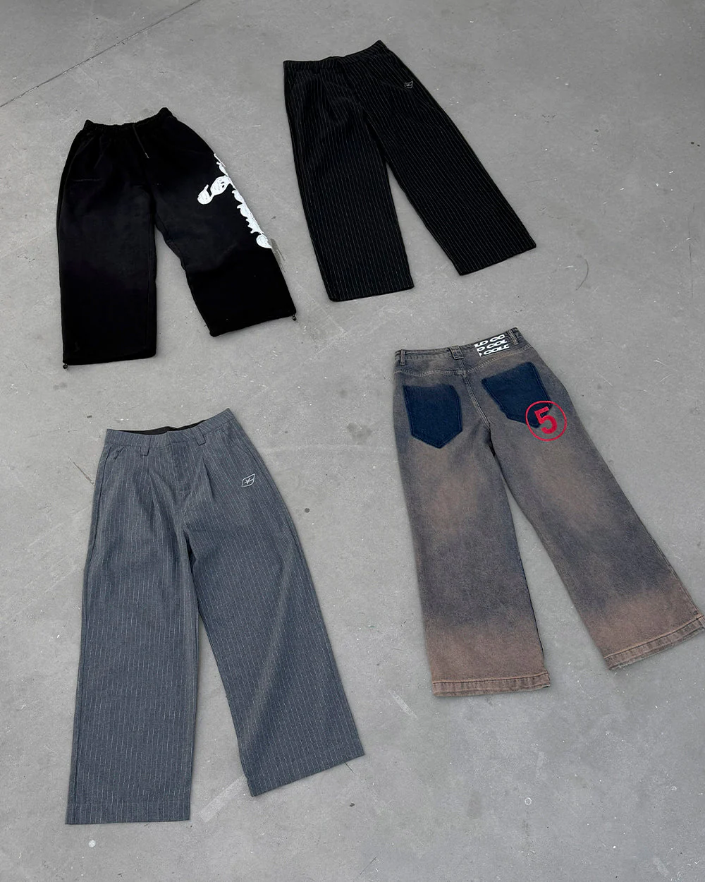 NUMBER 5 V3 DENIM PANTS DARK BLUE - Image 13