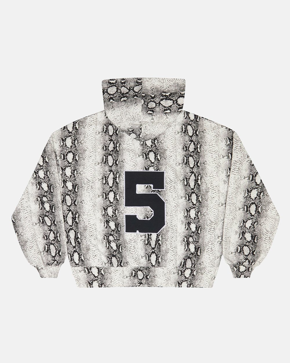 SNAKE ZIP HOODIE WHITE & BLACK - Image 3
