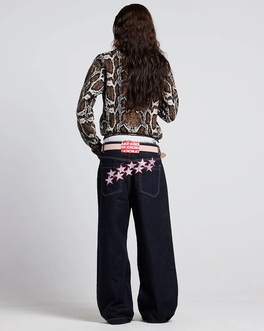 SNAKE ZIP KNIT BROWN - Image 5