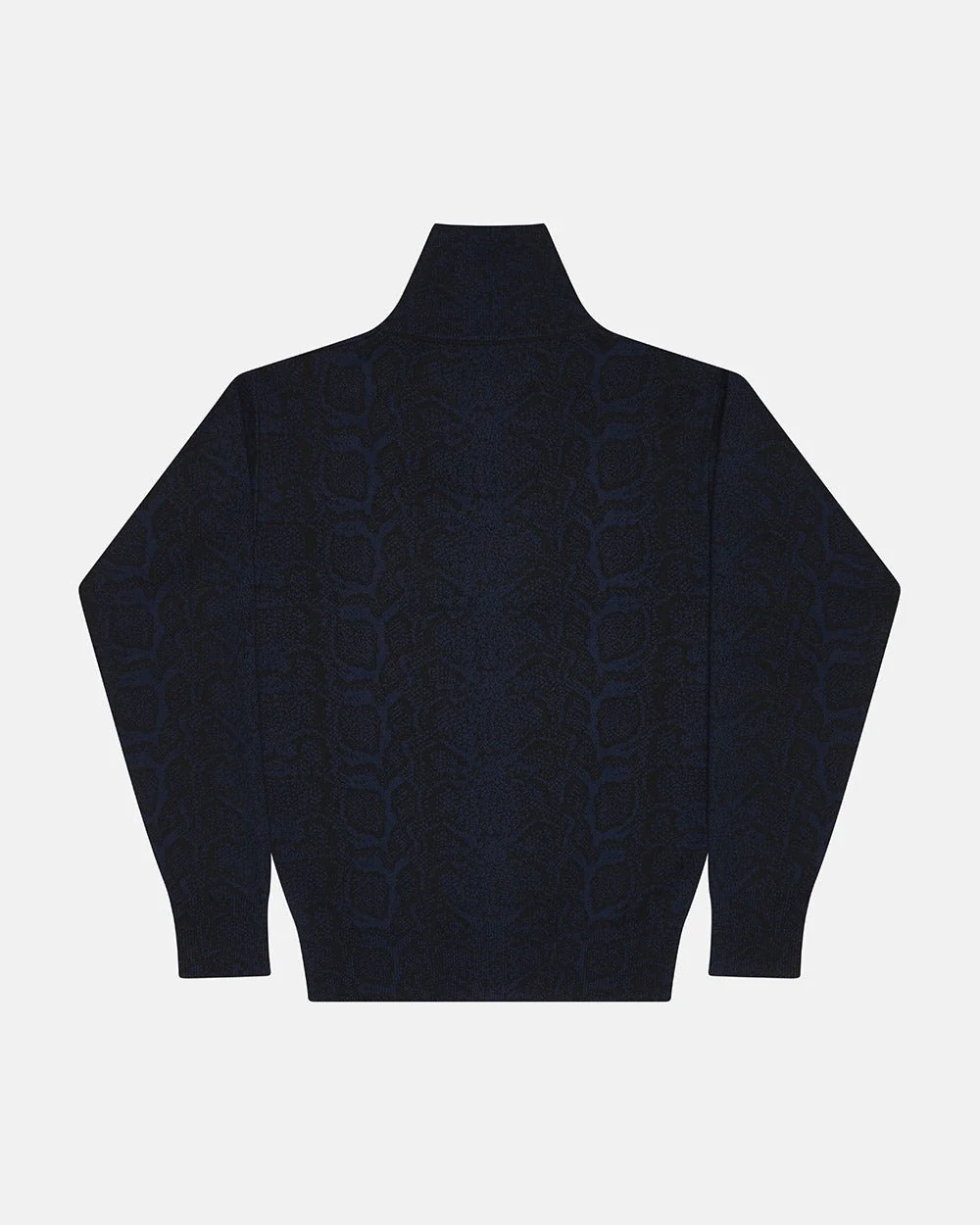 SNAKE ZIP KNIT DARK BLUE - Image 2
