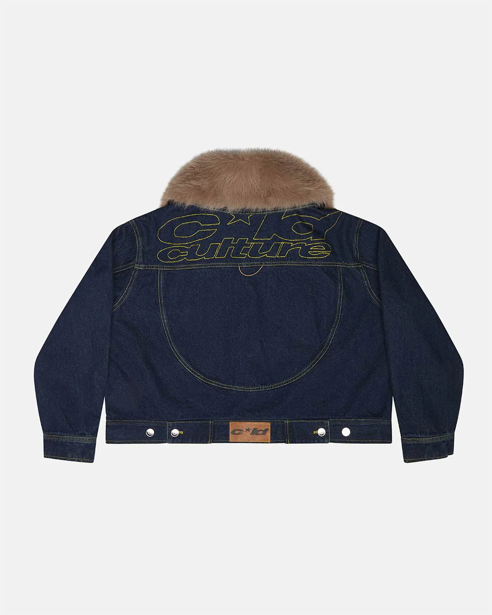 SOFT FUR DENIM JACKET RAW DENIM - Image 2