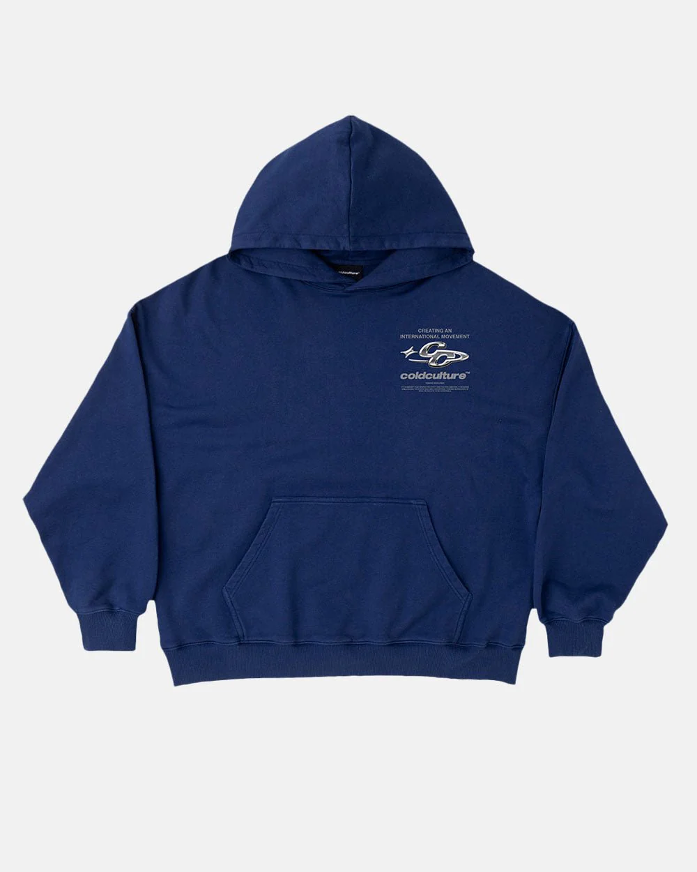 SPARKLY HOODIE COSMIC BLUE - Image 3
