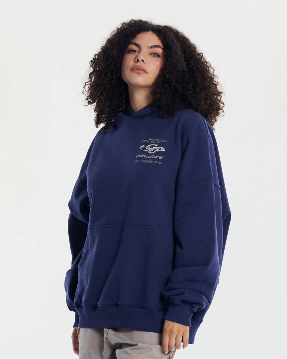 SPARKLY HOODIE COSMIC BLUE - Image 6
