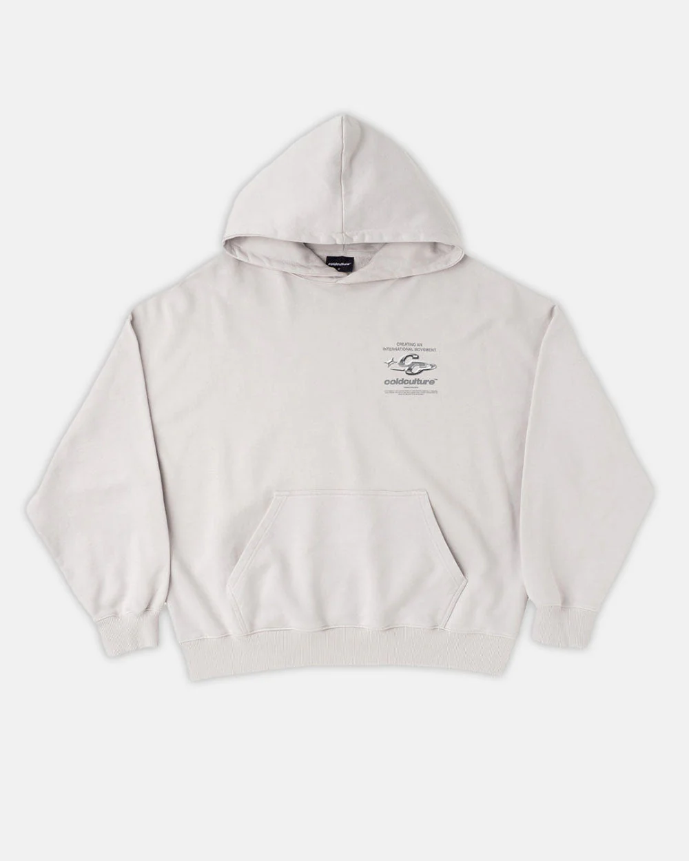 SPARKLY HOODIE PEARL GREY - Image 3