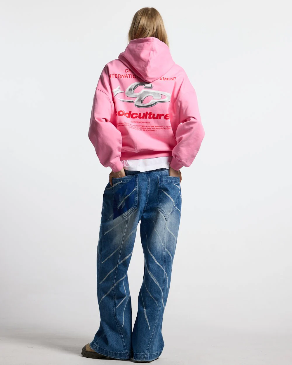 SPARKLY HOODIE PINK - Image 5