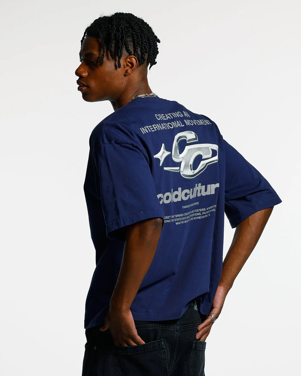 SPARKLY TEE COSMIC BLUE - Image 2